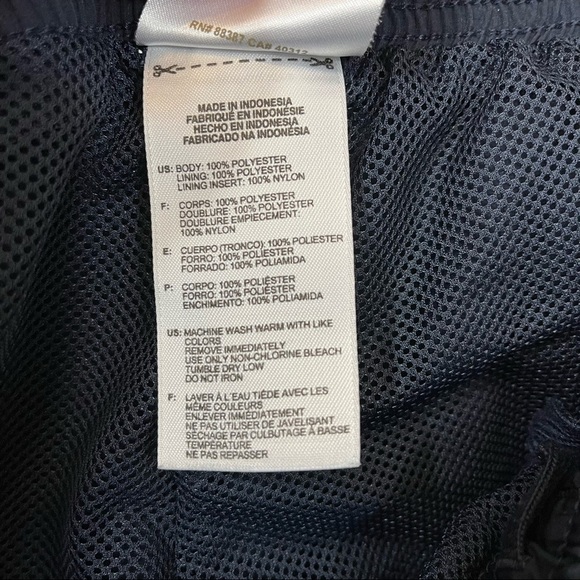 Adidas Navy Striped Elastic Waist Track Pants - Picture 5 of 13